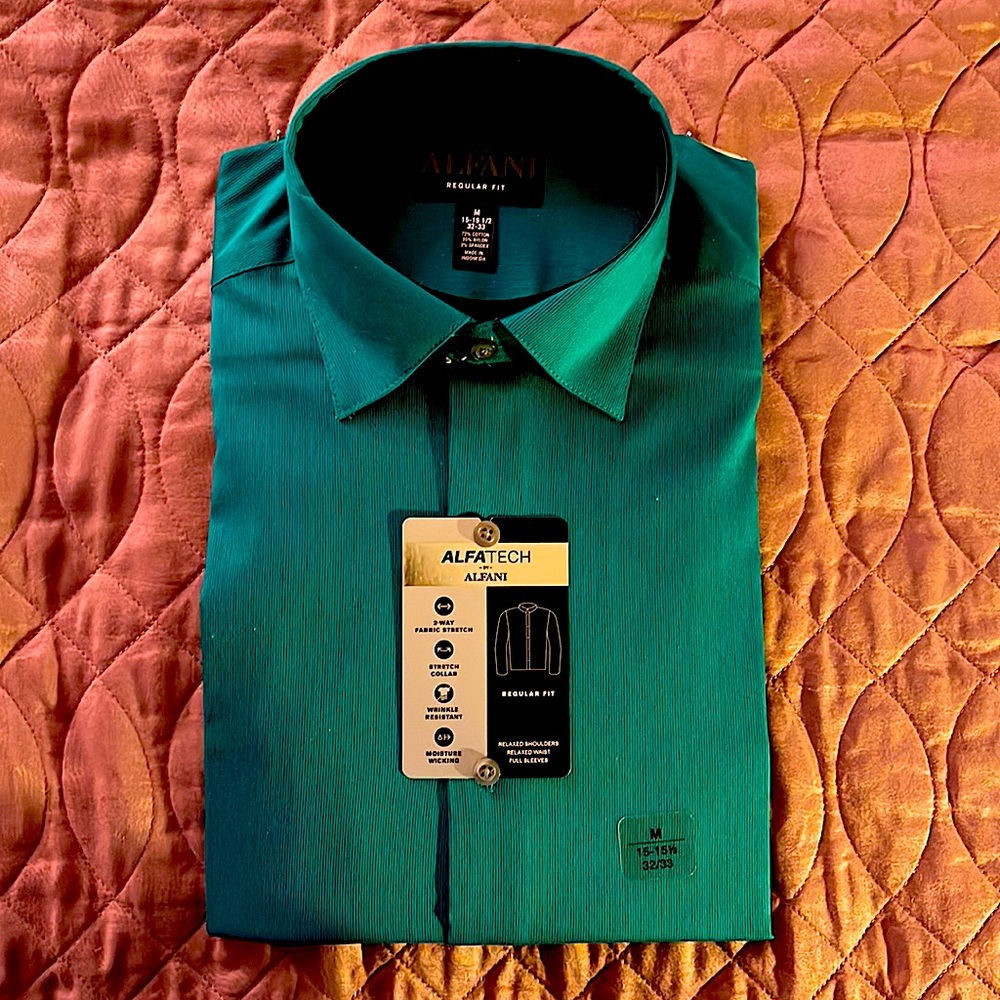 Alfani shirt regular feet, M